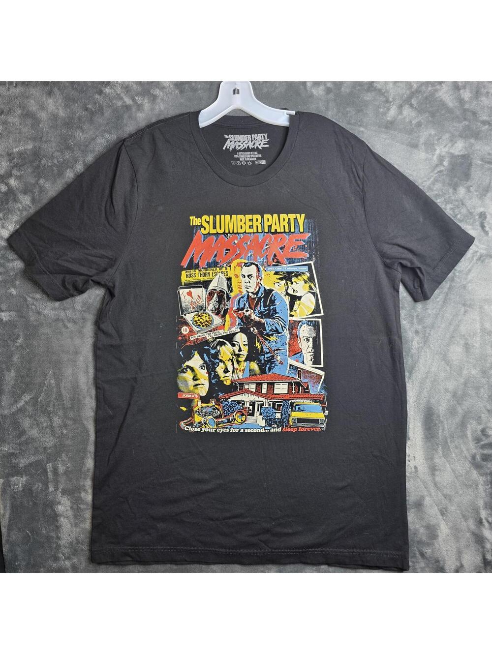Gutter Garbs Slumber Party Massacre T-Shirt Sz XL